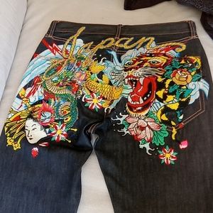 Brand new Ed Hardy Jean's Excellent condition Rare. 34×32